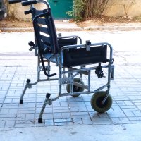 Инвалидна количка XXL 160кг, снимка 5 - Инвалидни колички - 42945152