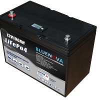 ЛИТИЕВО-ЙОНЕН ФОСФАТЕН АКУМУЛАТОР 100AH - 24V BlueNova LIFEPO4 SMART BLUETOOTH BMS, снимка 1 - Друга електроника - 40803885