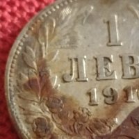Сребърна монета 1 лев 1910г. Царство България Фердинанд първи за КОЛЕКЦИОНЕРИ 43013, снимка 6 - Нумизматика и бонистика - 43846544