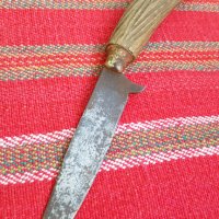 Стар немски ловен нож, снимка 2 - Антикварни и старинни предмети - 43450010