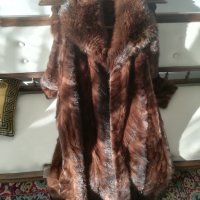 Ново кожено палто от цели норки, размер 44 -46: дължина 110см., снимка 5 - Палта, манта - 43895365