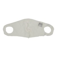 Бяла, еднослойна памучна маска - пакет от 10 бр., снимка 2 - Други - 43965507