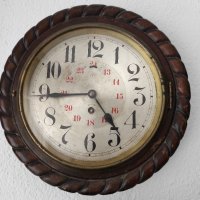 Стар Стенен Немски Корабен Часовник  Junghans, снимка 1 - Антикварни и старинни предмети - 37113280