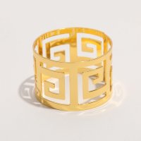 6 броя пръстени за салфетки в златист  цвят , снимка 1 - Други - 43445820
