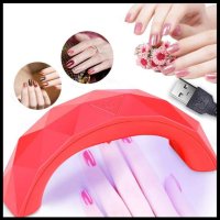 Мини UV Лампа за маникюр NAIL LAMP, 9W, снимка 1 - Корсети, колани и коректори - 43023087