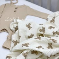 Organic Baby Bear - ЛИМИТИРАНА подаръчна кутийка за бебе, 4 части, снимка 5 - Комплекти за бебе - 43983728