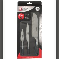 Комплект от 3 кухненски ножа от серия KYU, снимка 3 - Ножове - 43958567