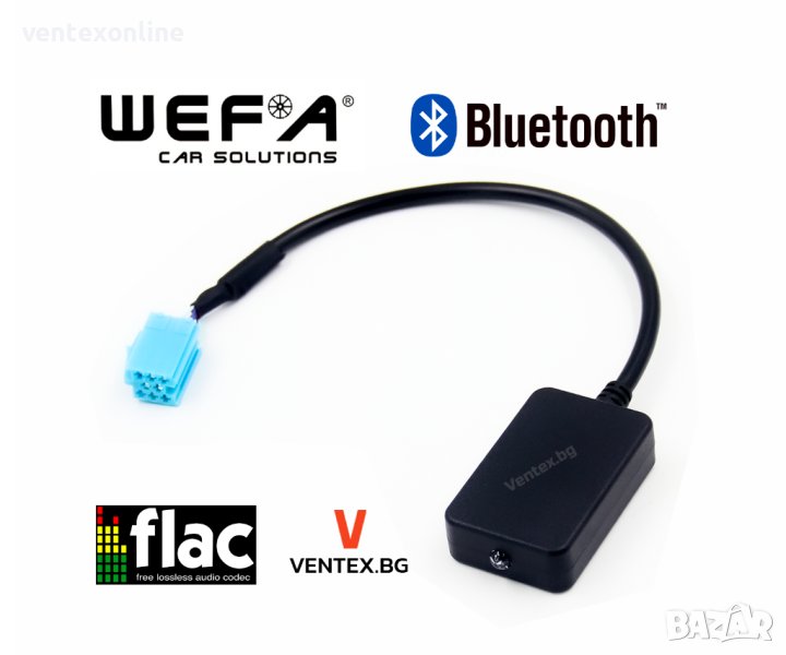 CD чейнджър Bluetooth за Renault от 2000 до 2011 WEFA блутут за фабрично радио рено Hi-Fi, снимка 1