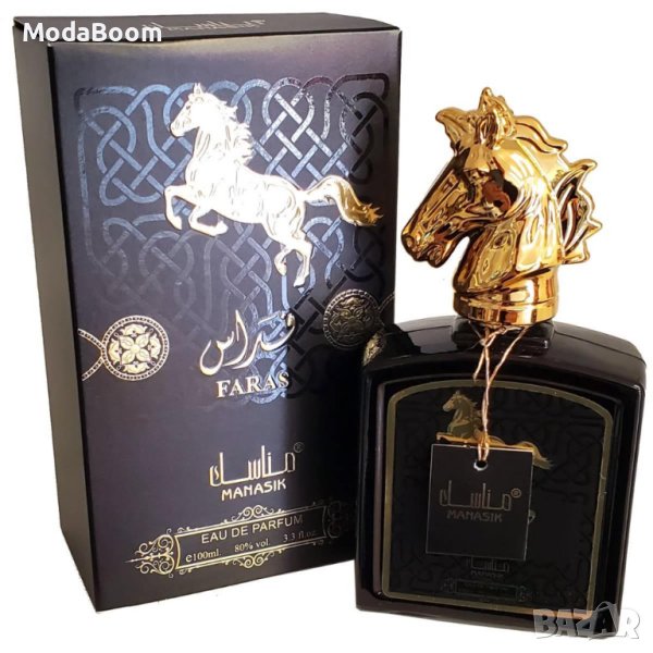 Оигинален арабски мъжки парфюм FARAS by MANASIK EAU DE PARFUM 100ML, снимка 1