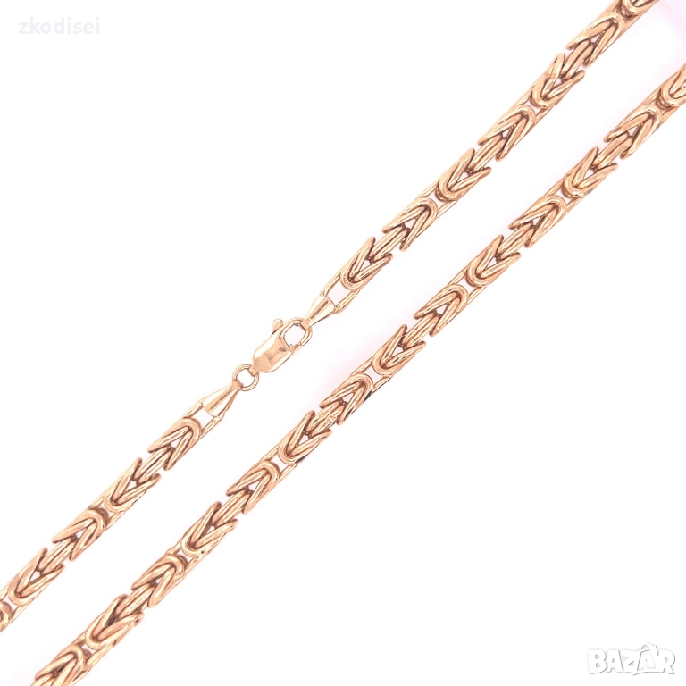 Златен синджир 22,19гр. 61,0см. 14кр. проба:585 модел:34632-5, снимка 1