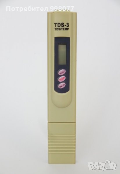 TDS метър – за измерване на чистотата на водата , снимка 1