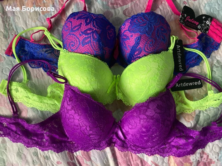 Цветни сутиени 75Д, снимка 1