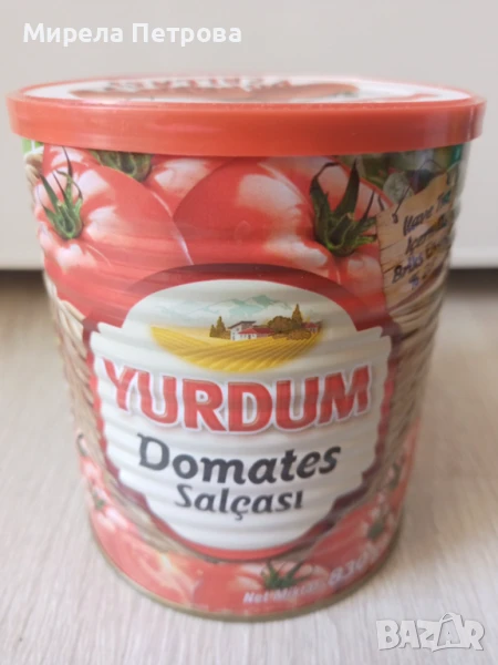 Консерва фино смляно гъсто доматено пюре Yurdum 830 гр., снимка 1