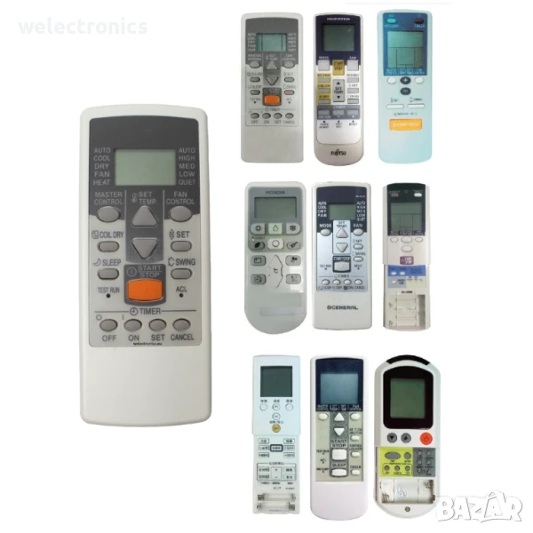 Универсално дистанционно управление за климатик FUJITSU KS-FT02V, снимка 1