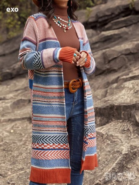 Елегантна жилетка, Дълга жилетка, Топла жилетка, снимка 1