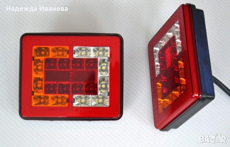 1 бр ЛЕД неон задна светлина за камион, ремарке 24 волта 32 SMD, снимка 1