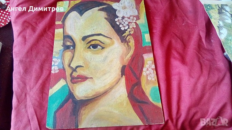 Стара маслена картина , снимка 1