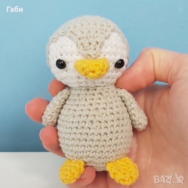 Ръчно плетено пингвинче, амигуруми играчка, снимка 1