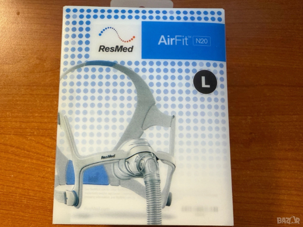 Назална маска ResMed AirFit N20 за сънна апнея размер L, снимка 1