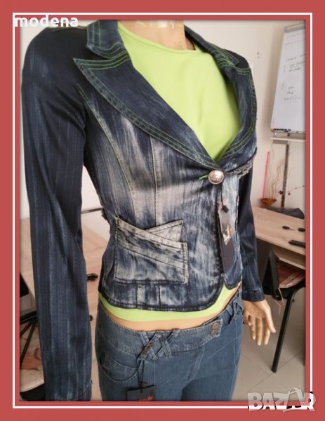 Сако "Роси" Изи Деним №40, снимка 1