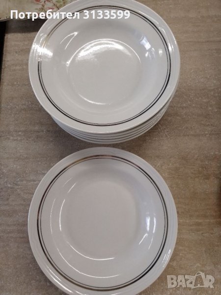 Порцеланови чинии за супа - неизползвани , снимка 1
