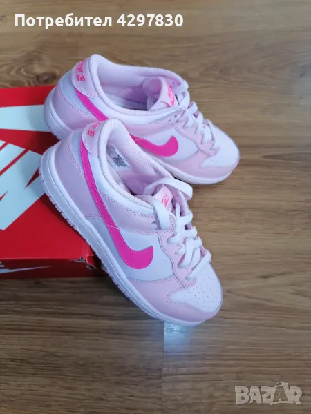 Розови маратонки Nike Dunk Low № 34, снимка 1