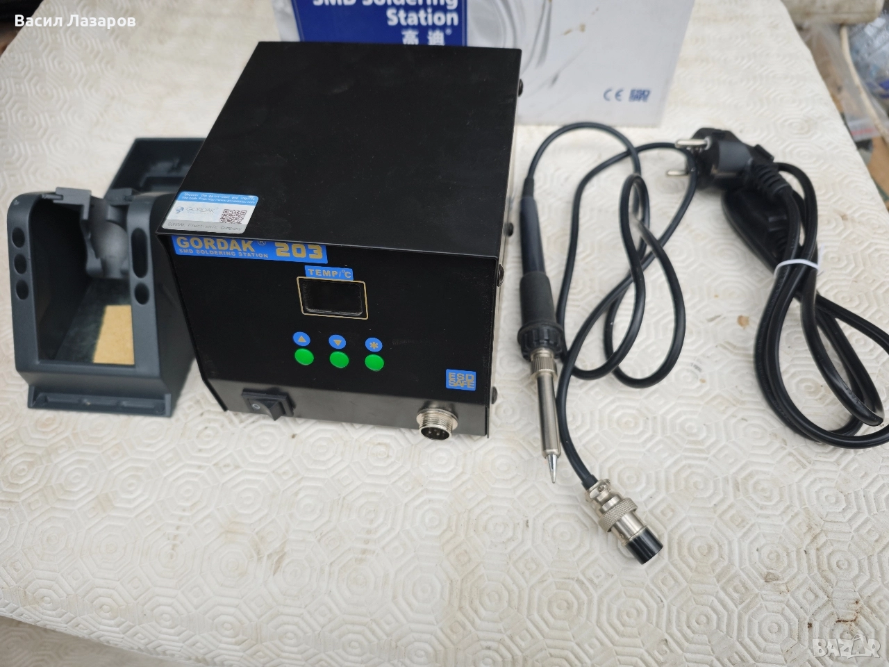 Станция за запояване GORDAK 203 чисто нова , снимка 1