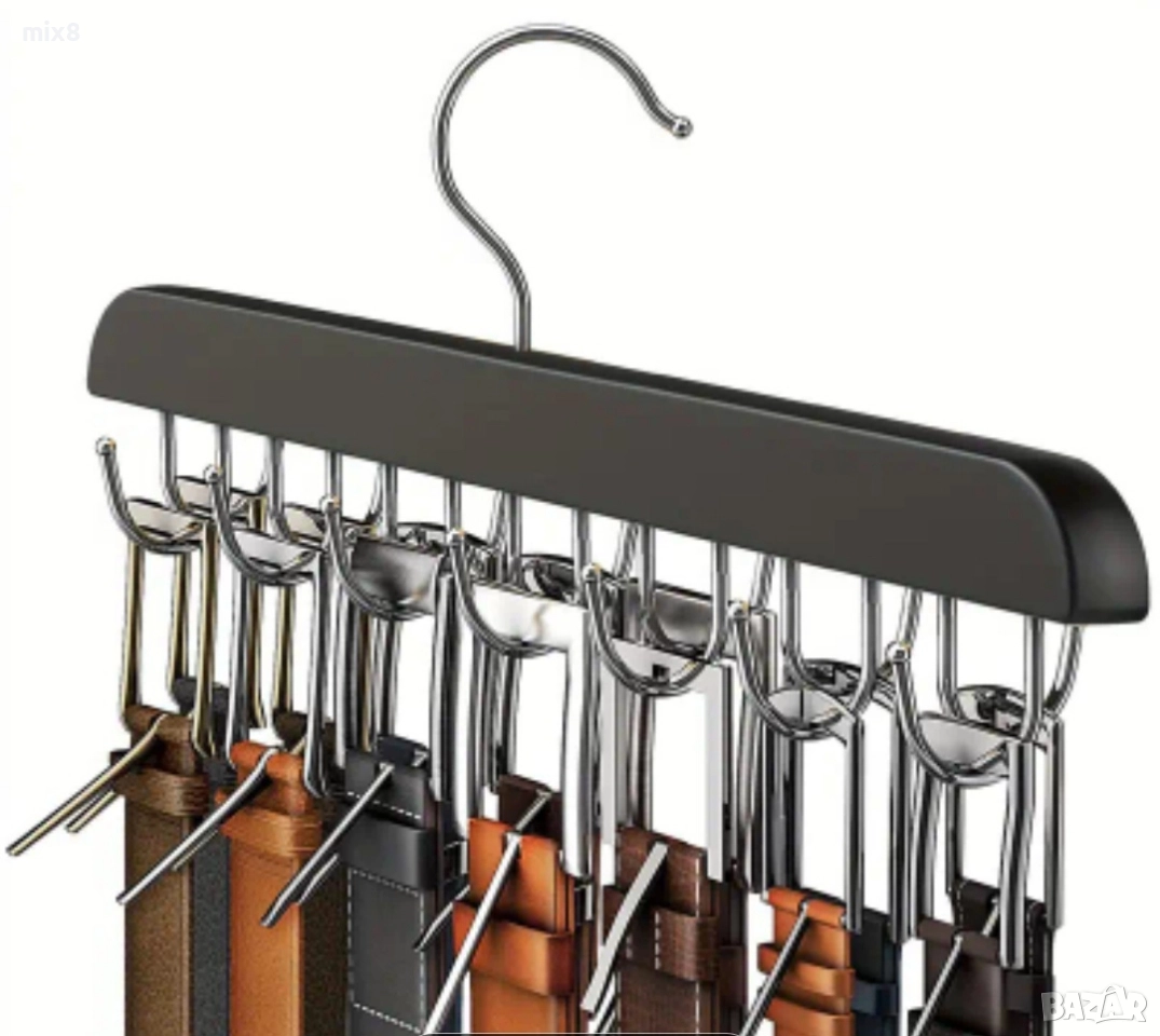 Закачалка за колани с 14 куки, снимка 1