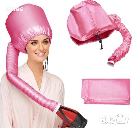 Шапка с тръба за горещ въздух за изсушаване на коса и правене на прическа, снимка 1