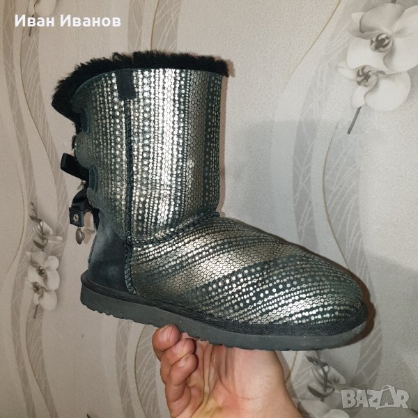 оригинални боти / ботуши  Ugg Bailey Bow Bling  номер 37, снимка 1