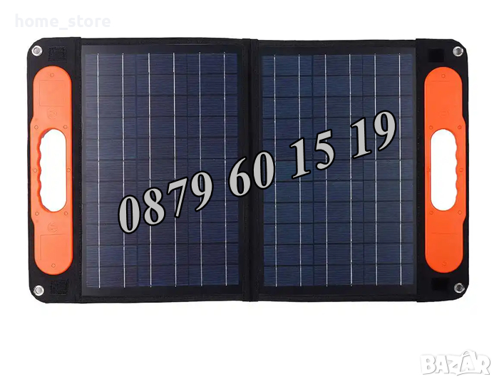 Сгъваем соларен панел 100W, сгъваем слънчев панел 100W, снимка 1