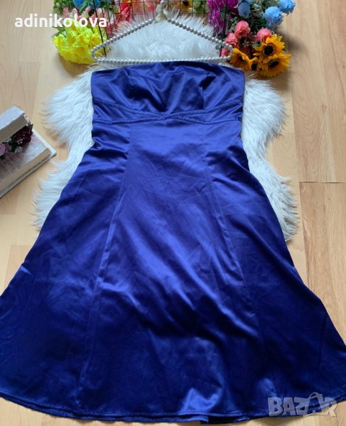 Сатенена рокля VILA, снимка 1