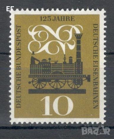 ГФР, 1960 - единична марка, чиста, влак, 1*9, снимка 1