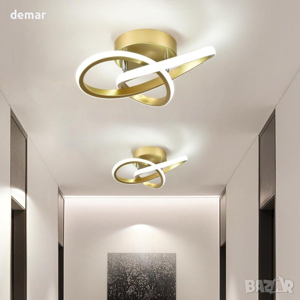 ZYDTRIP Модерна таванна LED лампа 22W 6000K, снимка 1