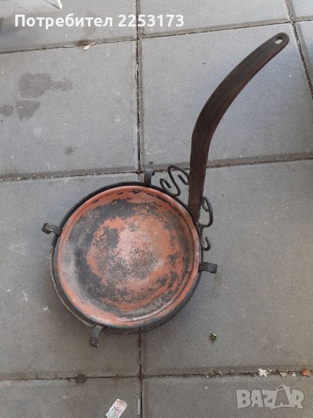 Кована стойка сач със тава глина, снимка 1