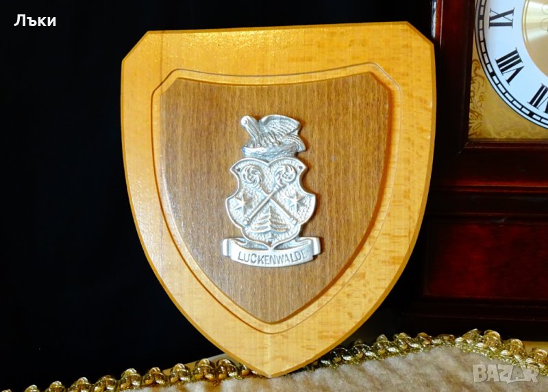 Пано от калай и дърво,ловна тема. , снимка 1