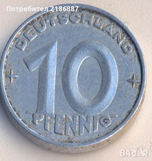 Германия 10 пфенига 1952 година, снимка 1