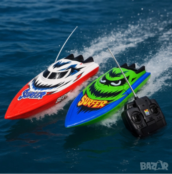 Детска високоскоростна  лодка с дистанционно управление, снимка 1