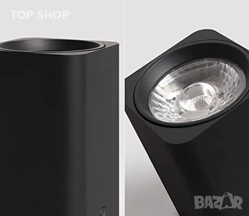 Нова Алуминиева LED лампа за таван стая балкон осветление 10W 3000K, снимка 1