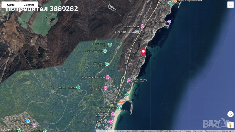 Продава парцел в околностите на к.к. Златни пясъци , Варна , снимка 1