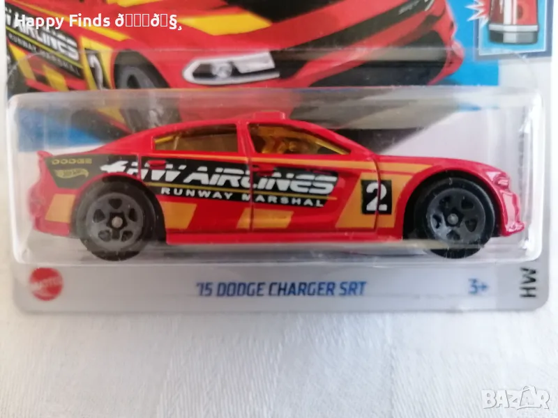 💕🧸Hot Wheels `15 DODGE CHARGER SRТ HW FIRST RESPONSE, снимка 1