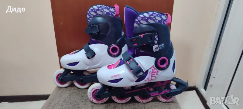 Детски ролери Oxelo Play 5 Light Grey номер 28-30, снимка 1