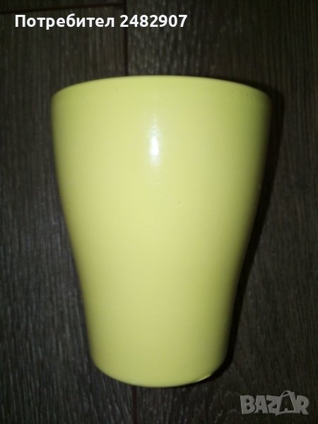 Мини керамична кашпа, снимка 1