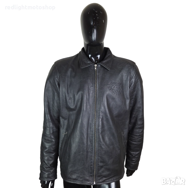 📌 5485 | Louis Мъжко кожено мото яке от естествена кожа – размер 3XL – 200 лв, снимка 1
