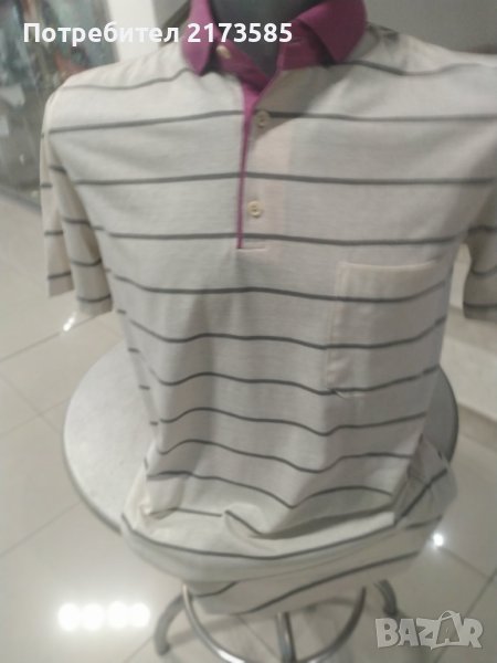 Мъжка памучна риза с къс ръкав, снимка 1