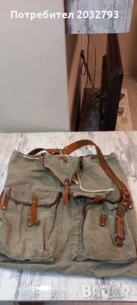 Брезентова раница, снимка 1