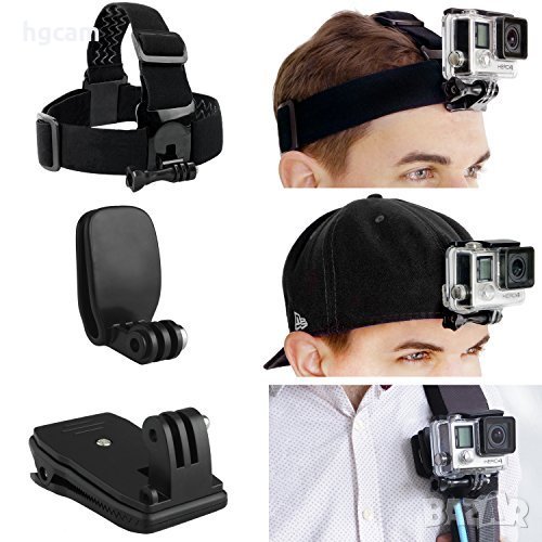 Комплект Clip Mount Set 3 в 1 аксесоари за екшън камери, снимка 1