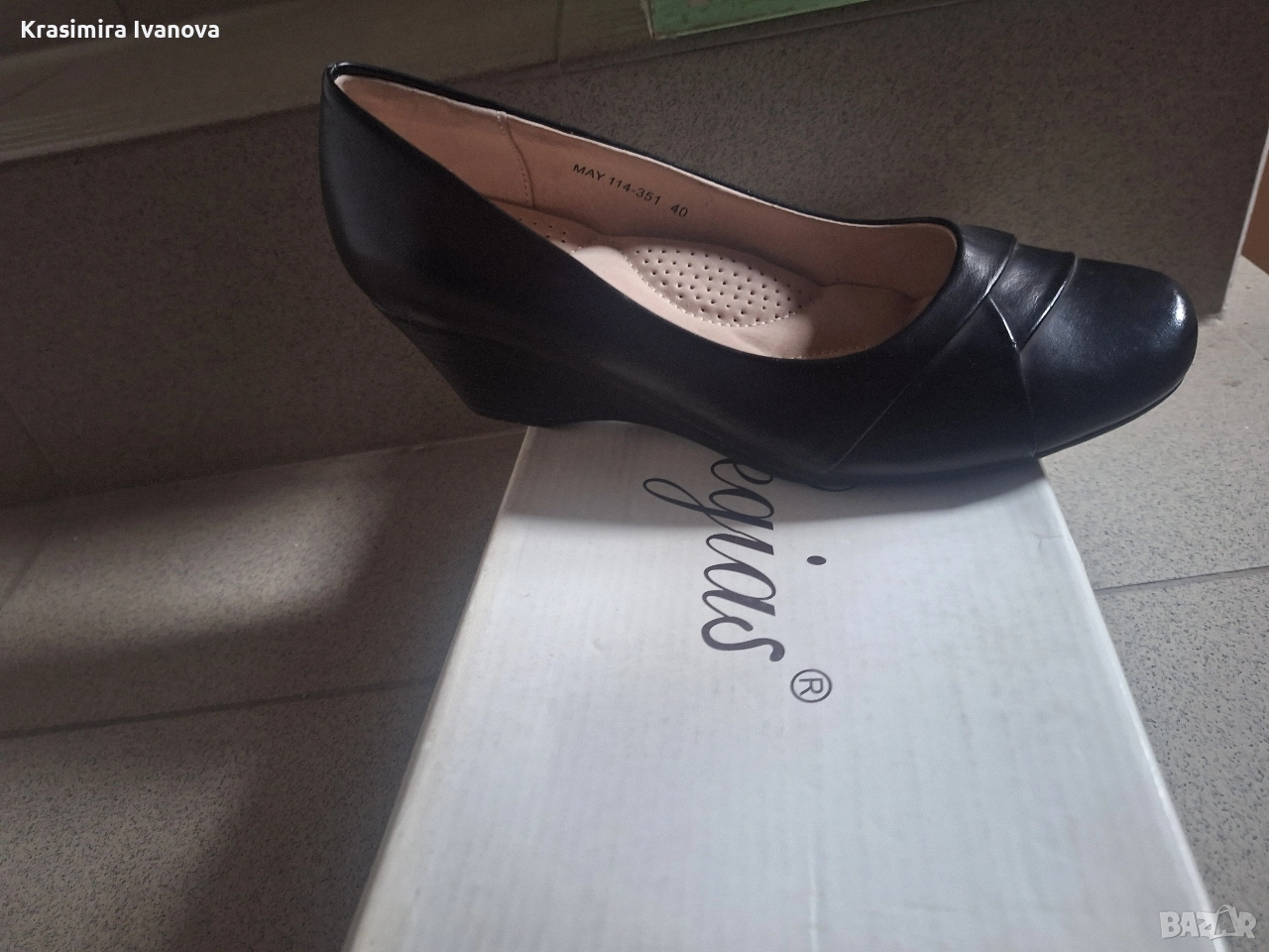 нови обувки Мегияс на платформа , снимка 1