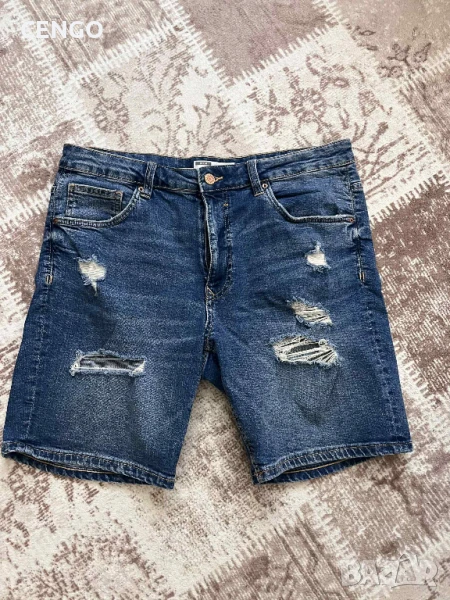 Мъжки къси дънки Bershka, снимка 1