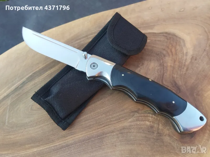 Руски сгъваем нож с текстилен калъф,131, снимка 1